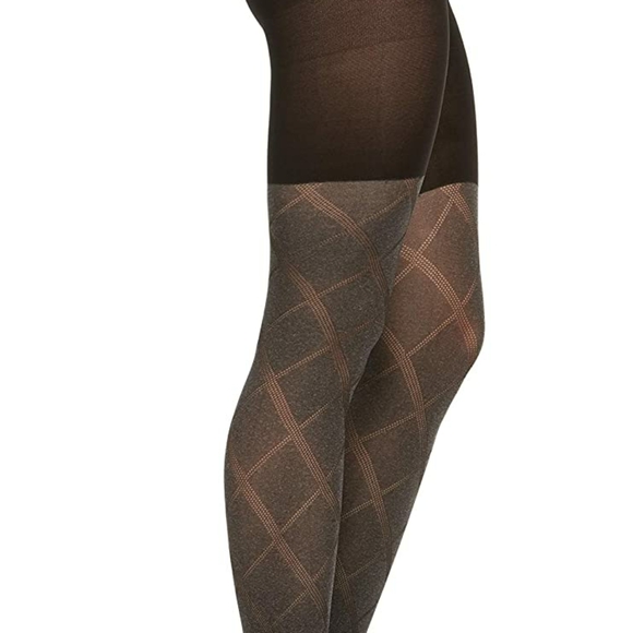 Spanx Back Flip Side Diamond Shaping Tights Blk 3 - Picture 5 of 5
